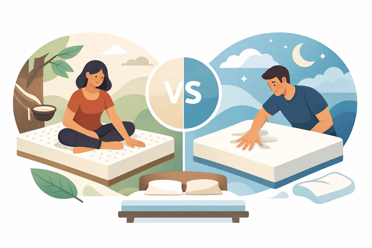 ¿Látex o memory foam? Elige el ideal para ti