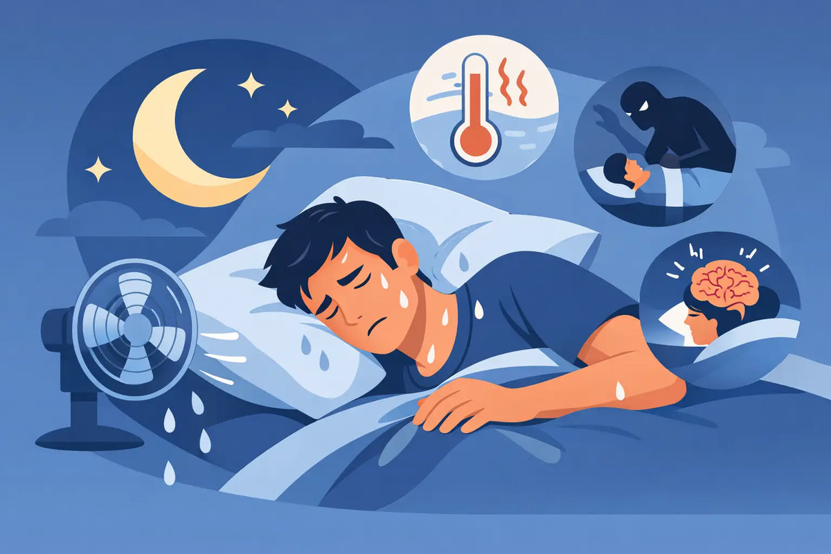¿Por qué sudo al dormir? Causas y qué hacer