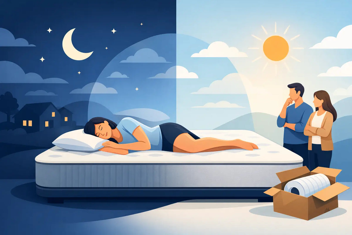 Qué significa noches de prueba en un colchón