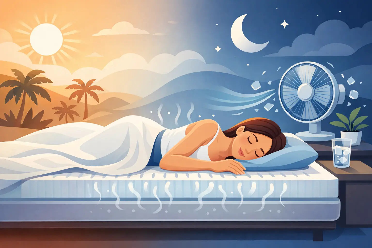 Mejores colchones para calor: qué sí funciona