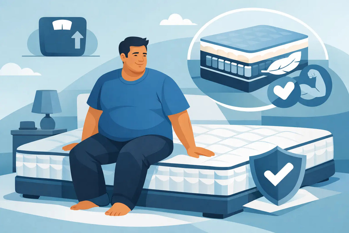 Mejores colchones para personas pesadas hoy