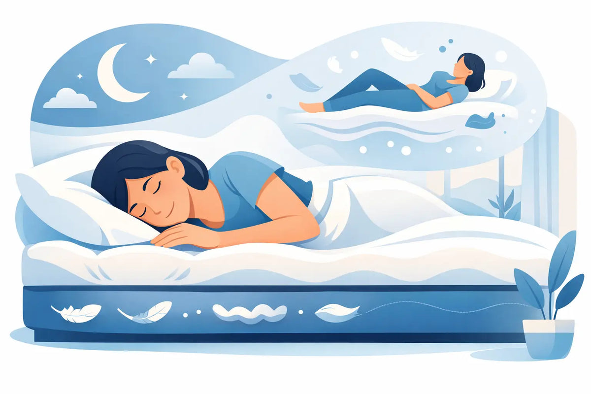 Beneficios de dormir sin presión en tu colchón