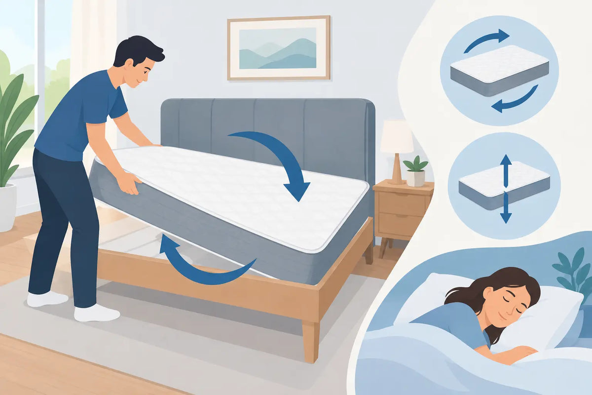Cómo rotar colchón correctamente y dormir mejor